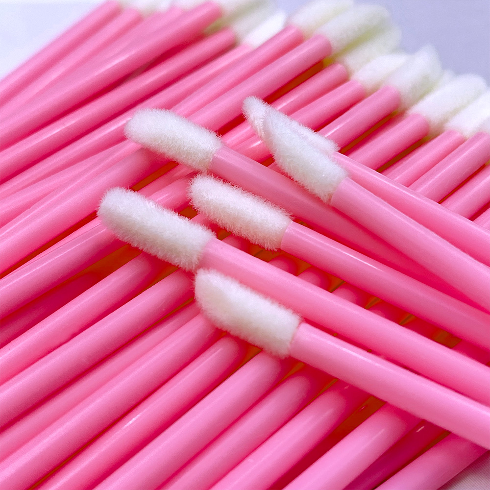 Eyelash Extension Options - 50/500PCS Einweg Lippen Pinsel Wimpern Verlängerung