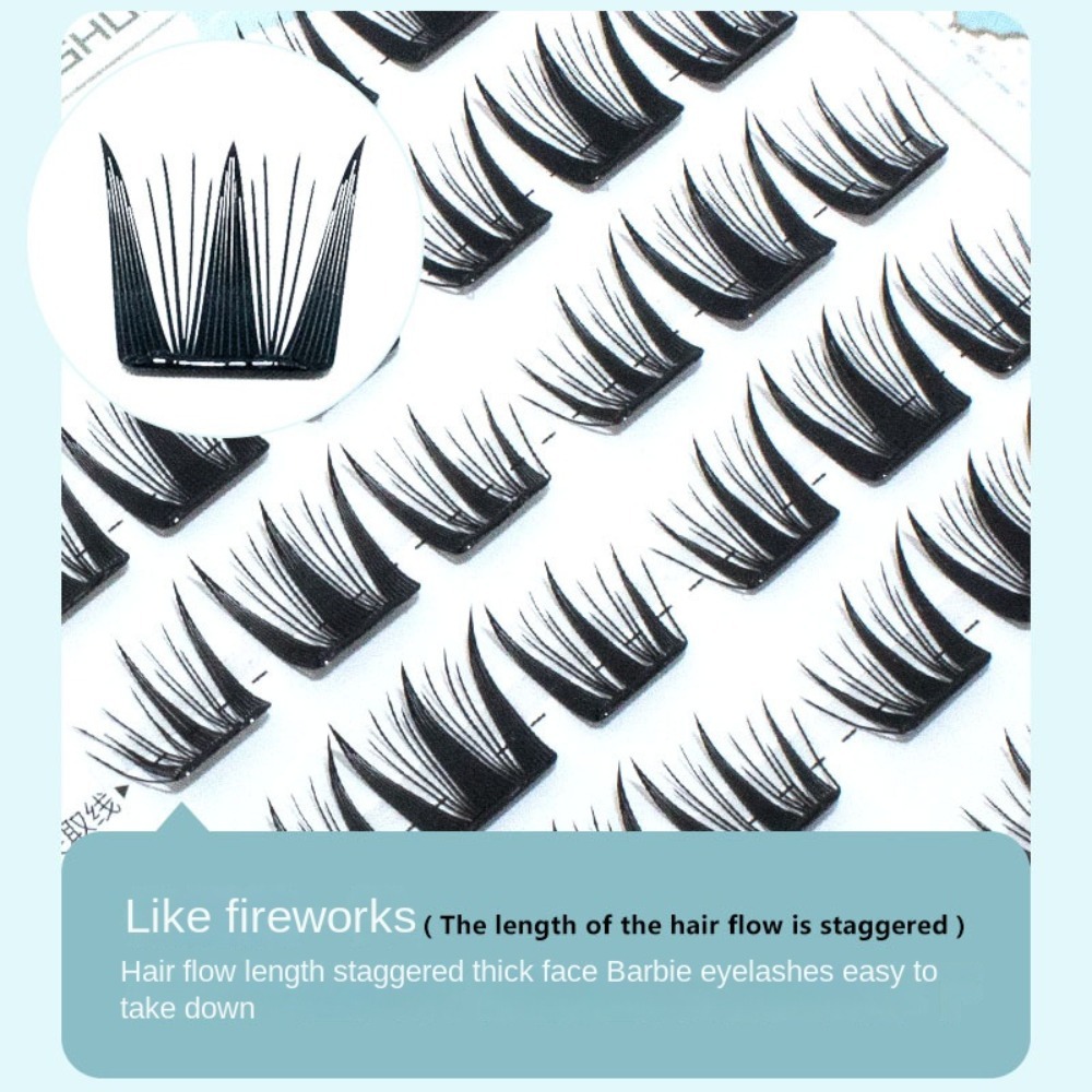 Eyelash Extension For Men - Modische Flauschige Selbstklebende Falsche Wimpern ohne