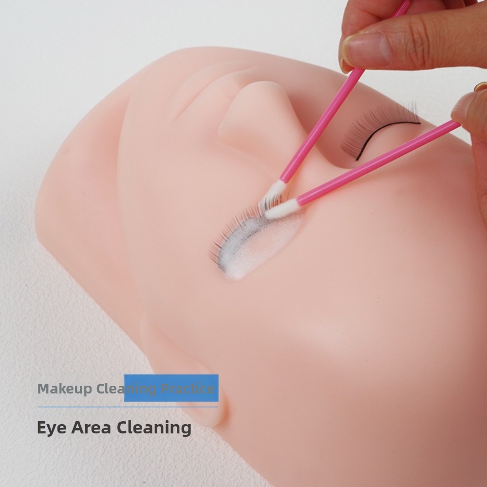 Eyelash Extension For Men - Weiches Wiederverwendbares Silikon-Übungsmodell für Wimpernverlängerung Realistischer