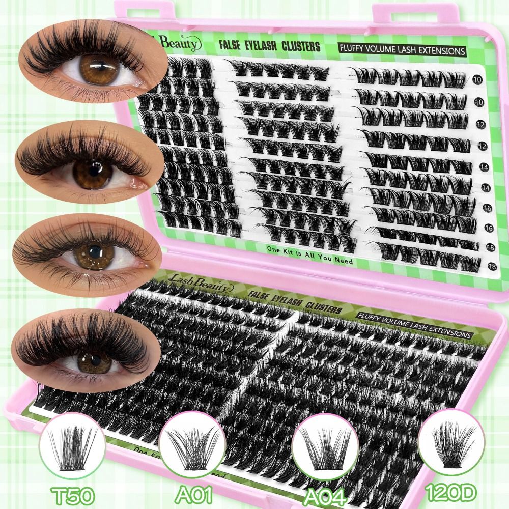 Eyelash Extension Look - Natürlich Aussehende Künstliche Wimpern mit Bond-and-Seal-Technologie,