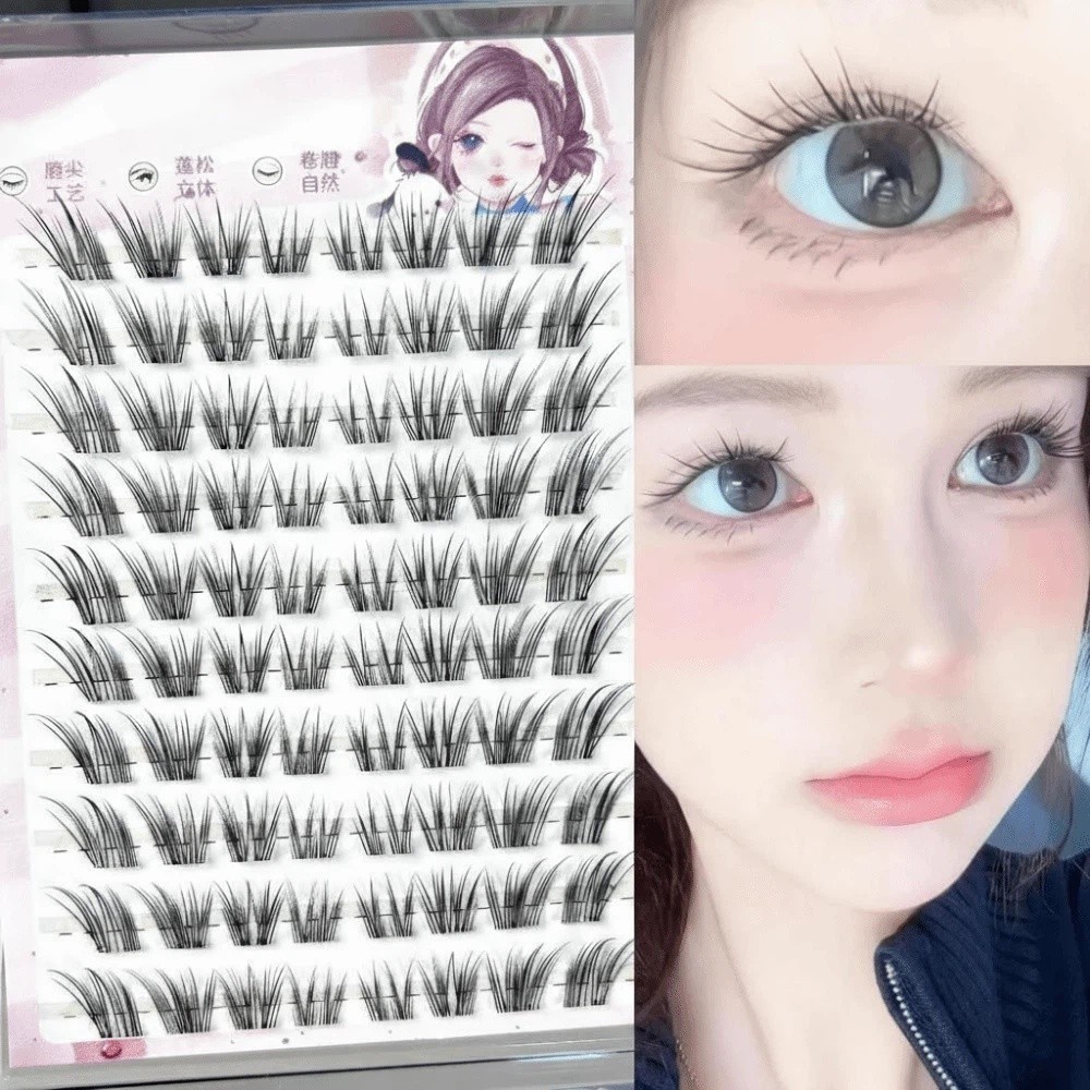 Eyelash Extension In Chinese - Vollstreifen-Kunstwimpern im neuen chinesischen Stil, handgefertigte