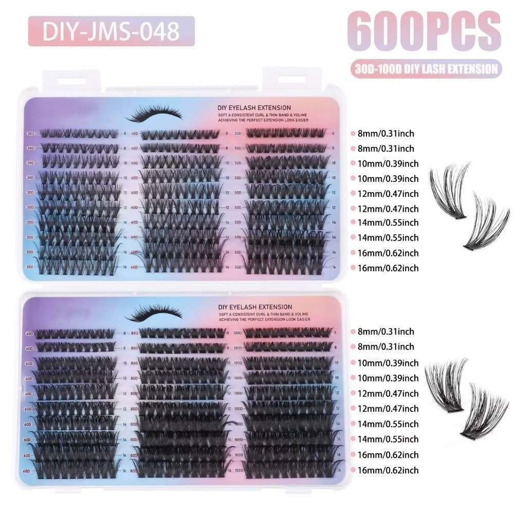 Eyelash Extension Wispy Look - Neue Bond-and-Seal Künstliche Wimpern im Wispy-Stil