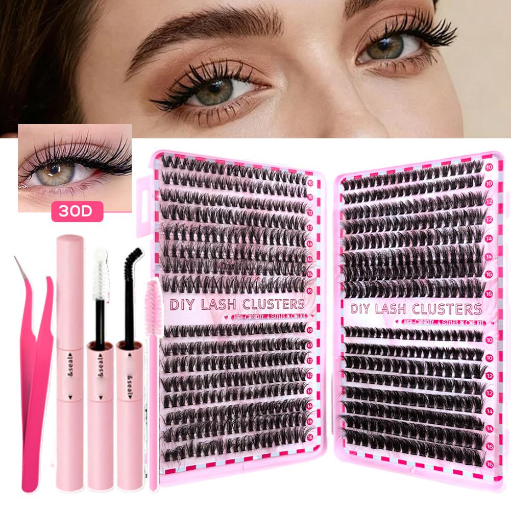 Eyelash Extension Volume - Künstliche Wimpern 40 Paar im Buch-Format,