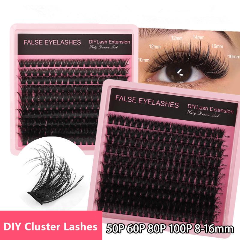 Eyelash Extension Volume - 8 bis 16mm D-Curl Flauschige Wimpernbüschel,