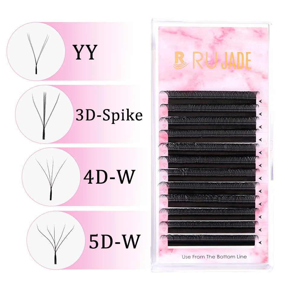 Eyelash Extension Y Shape - Rujade YY 3D 4D 5D W-Form