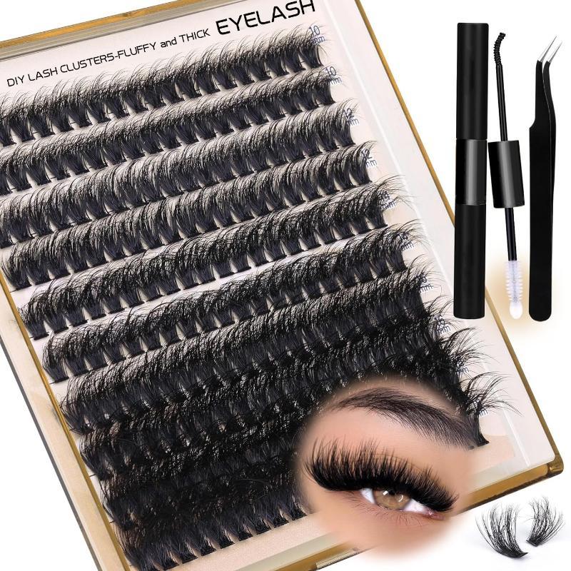 Eyelash Extension Cluster - Neue Flauschige Dicke Wimpernbüschel DIY Wimpernverlängerung