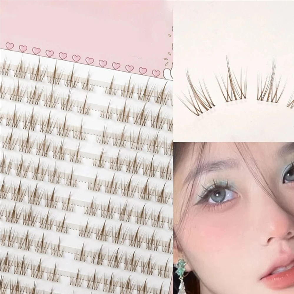 Eyelash Extension In Chinese - MJ Brown Sunflower Falsche Wimpern Schwarz