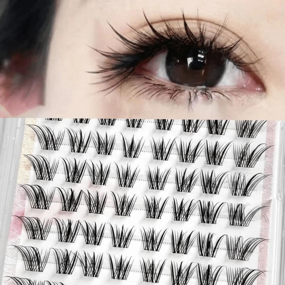 Eyelash Extension In Chinese - Vollstreifen-Kunstwimpern im Neuen Chinesischen Stil, Handgefertigte