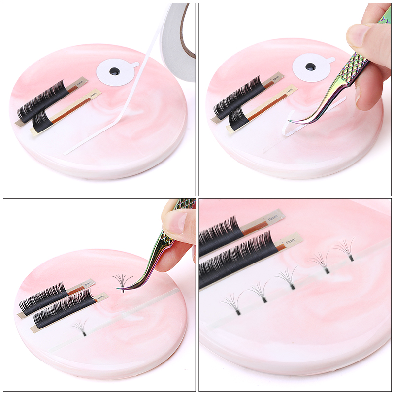 40 mt/satz Einfache fan Bänder – Eyelash Extension Volume Bewertung und Preis