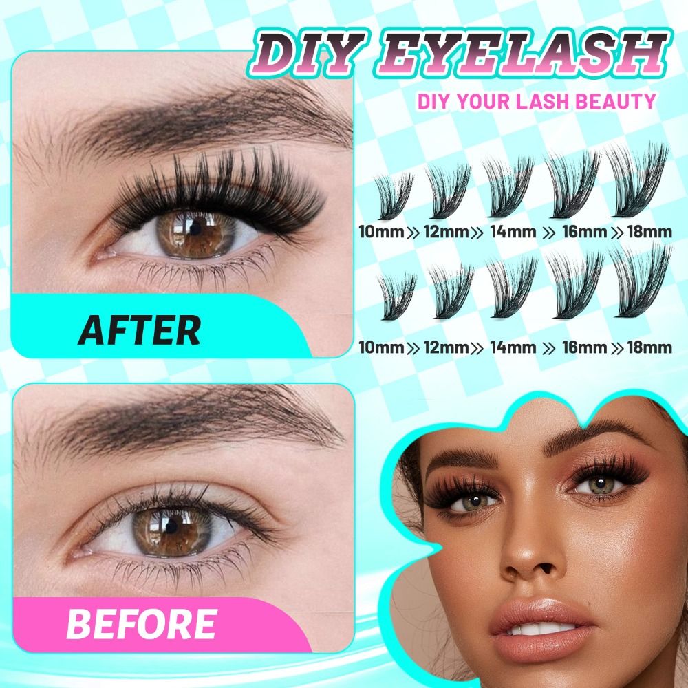16 Reihen 9-16mm Lange Künstli – Eyelash Extension Look Bewertung und Preis