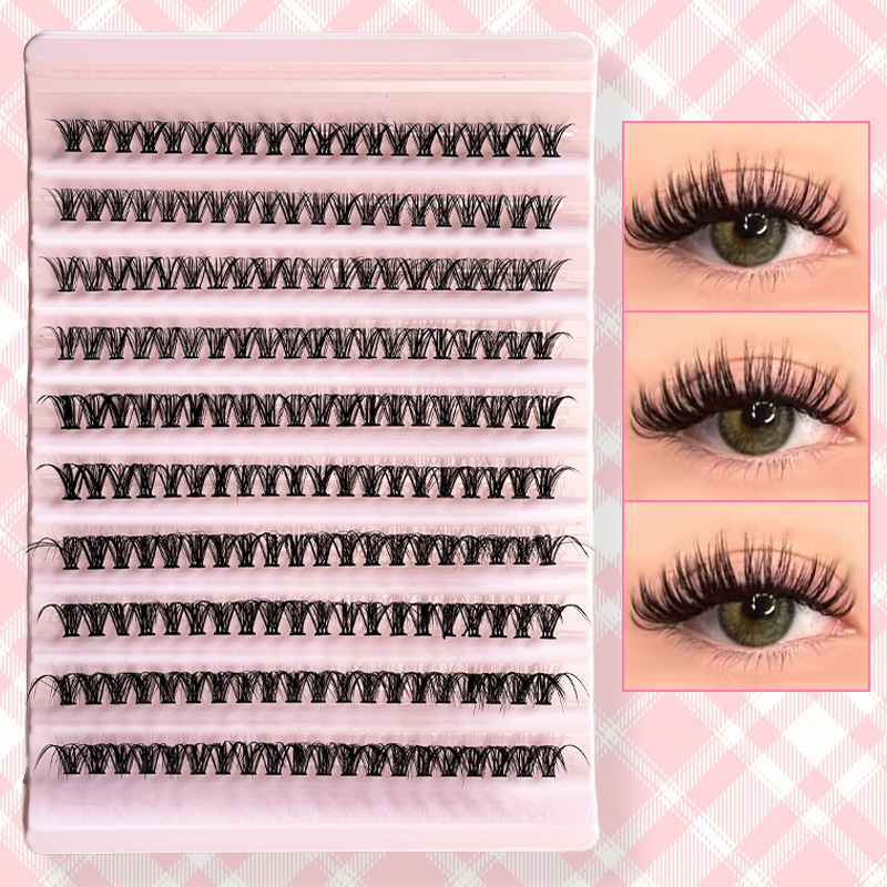 Einzelne Wimpern, Wimpernbüsch – Eyelash Extension Cluster Bewertung und Preis