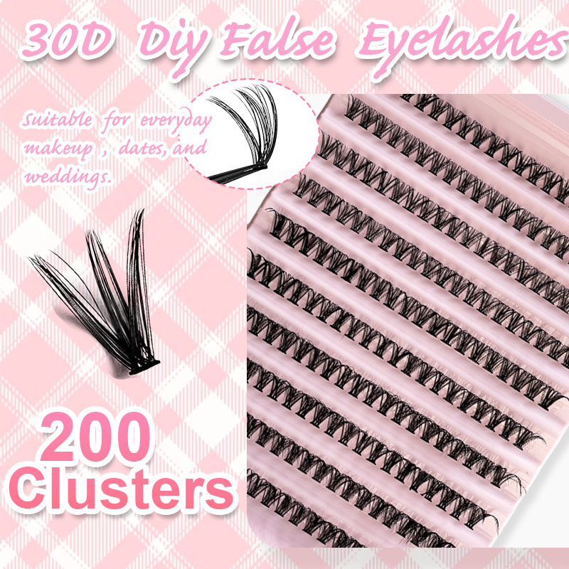 Einzelne Wimpern, Wimpernbüsch – Eyelash Extension Cluster Bewertung und Preis