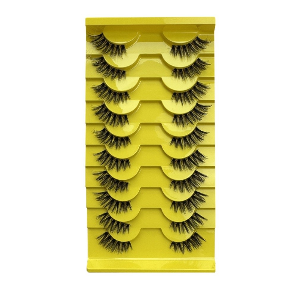10 Paar Wiederverwendbare 3D D – Eyelash Extension Volume Cat Eye Bewertung und Preis