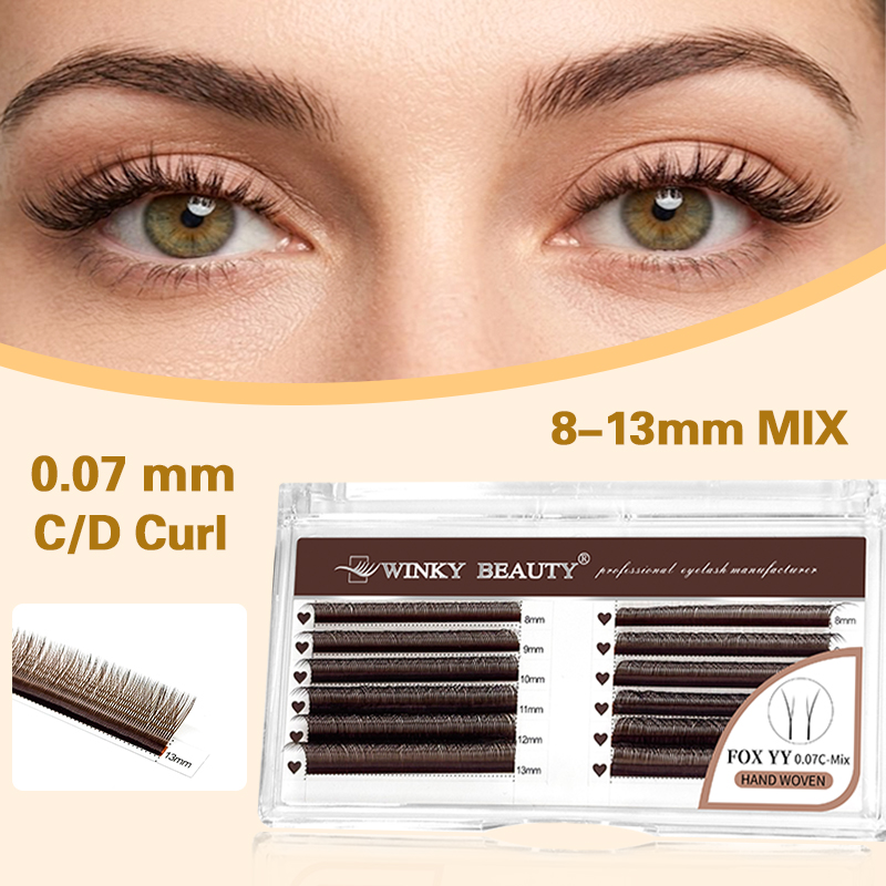 Winky Beauty Brown Fox Yy Lash – Eyelash Extension Y Shape Bewertung und Preis