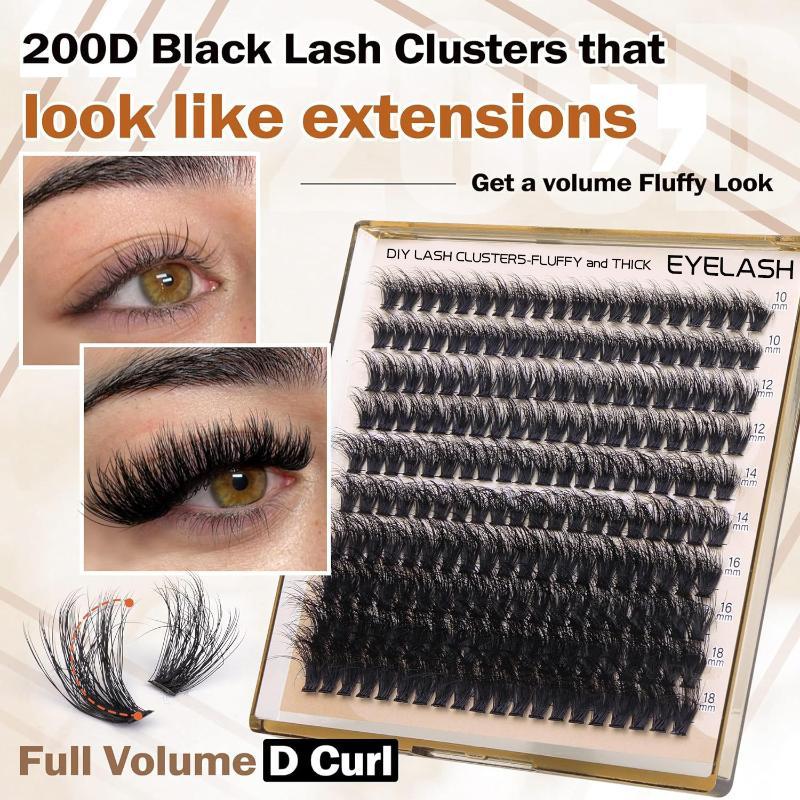 Neue Flauschige Dicke Wimpernb – Eyelash Extension Cluster Bewertung und Preis