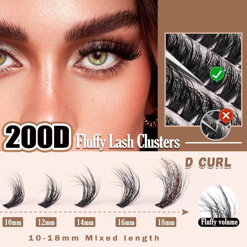 Neue Flauschige Dicke Wimpernb – Eyelash Extension Cluster Bewertung und Preis