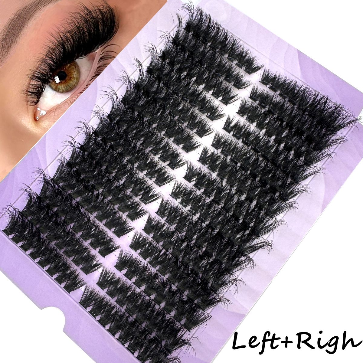 14 Reihen 50D-100D Flauschige  – Eyelash Extension Volume Cat Eye Bewertung und Preis