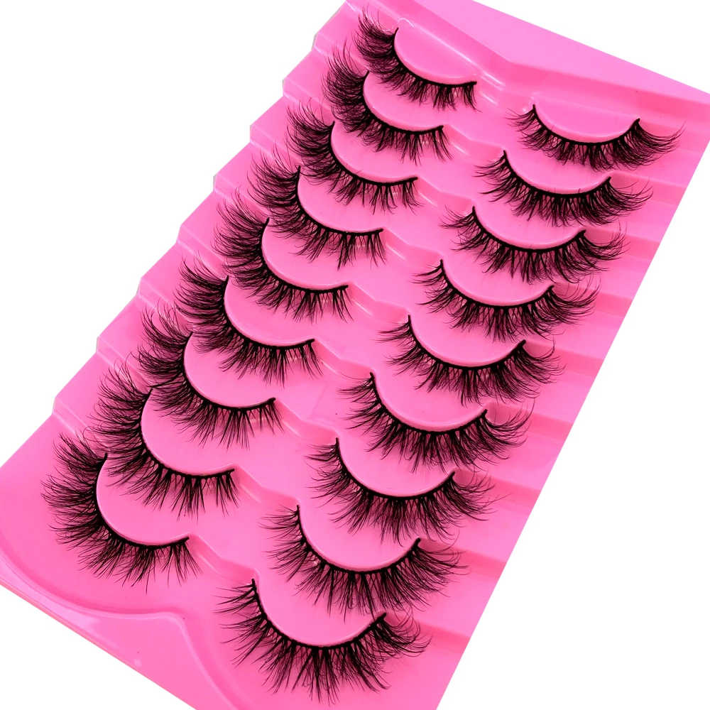 AMSDCN 9 Paar Nerzwimpern, fla – Eyelash Extension Volume Cat Eye Bewertung und Preis